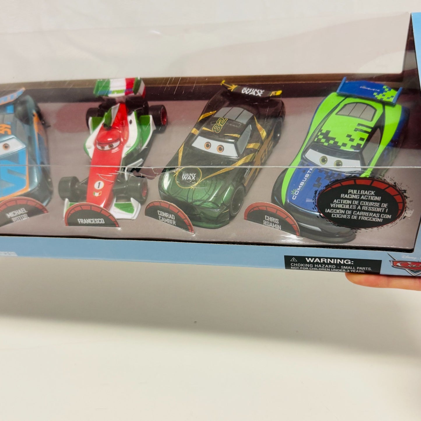 Disney Pixar Cars - 5-PK MURRAY FRANCESCO CONRAD CHRIS Disney Store 1:43 Diecast