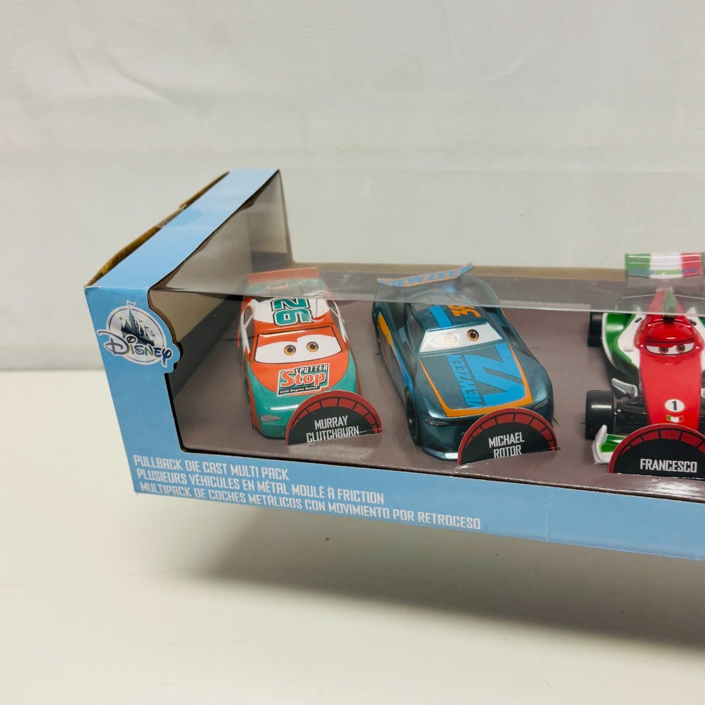Disney Pixar Cars - 5-PK MURRAY FRANCESCO CONRAD CHRIS Disney Store 1:43 Diecast