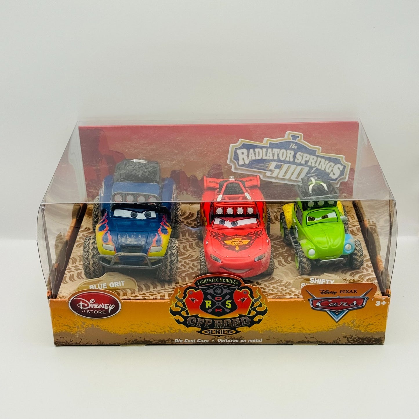 Disney Pixar Cars - RS 500 1/2 OFF ROAD MCQUEEN Disney Store - 1:43 Diecast