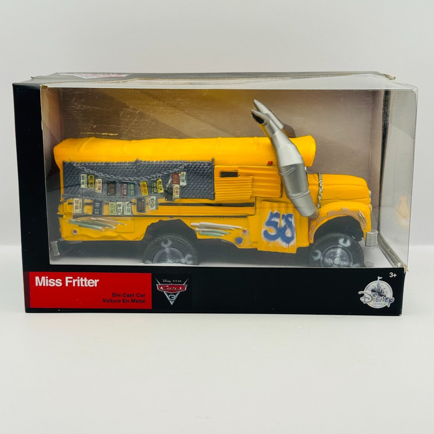 Disney Pixar Cars - DELUXE MISS FRITTER Disney Store - 1:43 Diecast