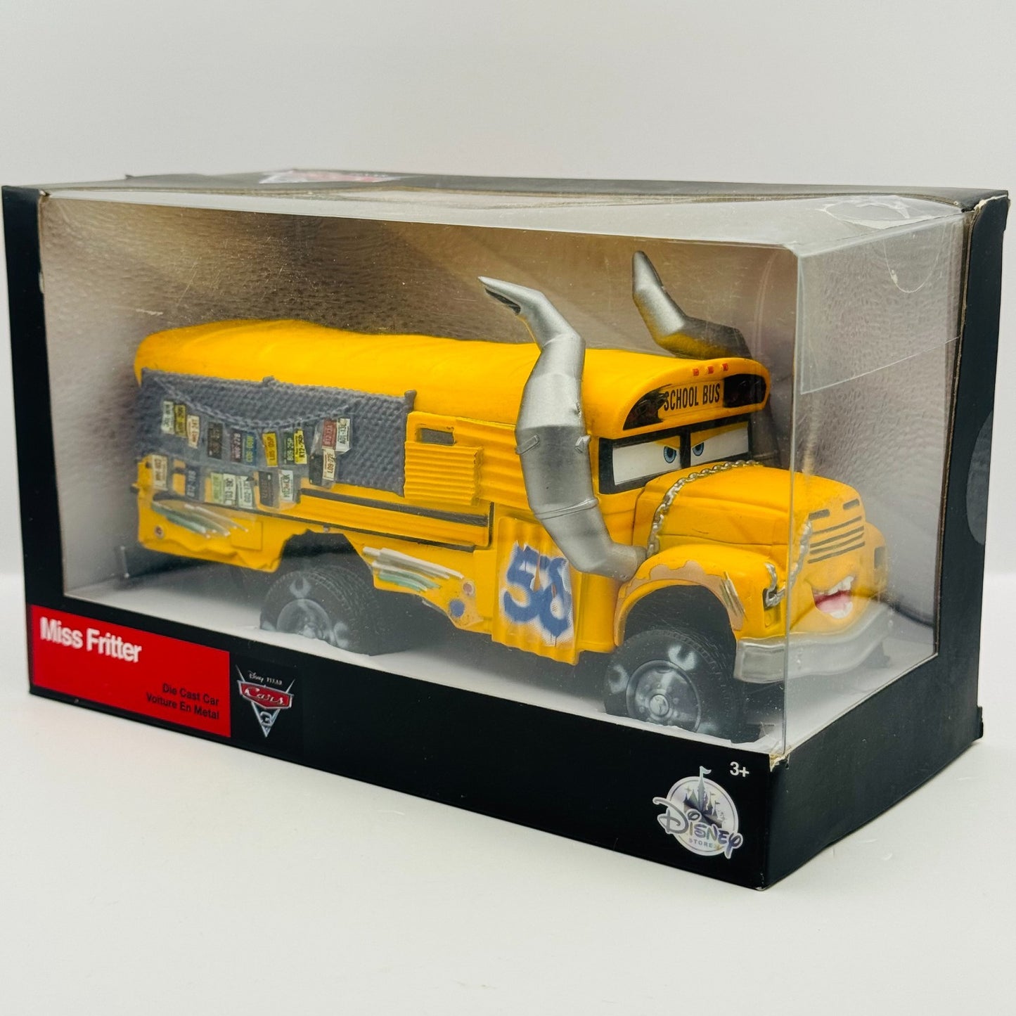 Disney Pixar Cars - DELUXE MISS FRITTER Disney Store - 1:43 Diecast