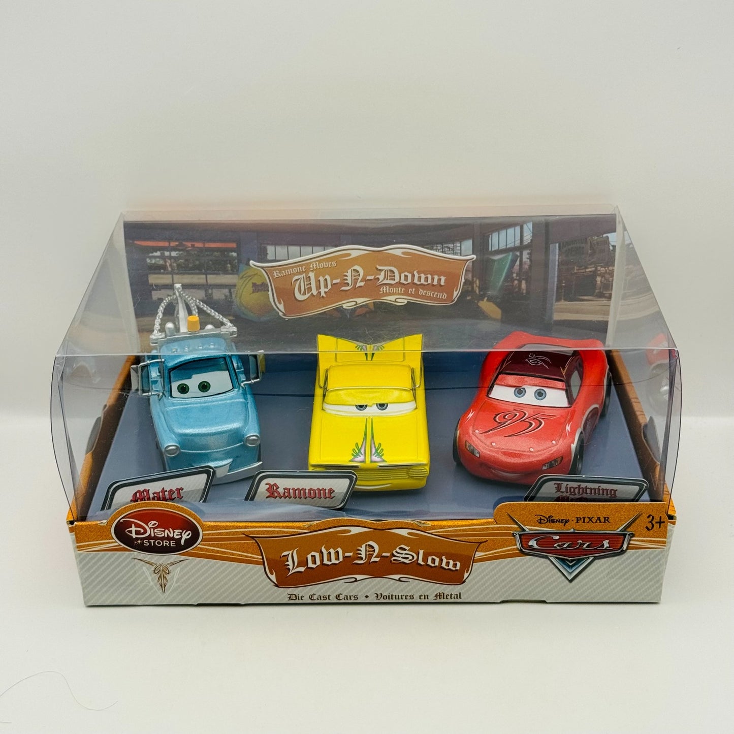 Disney Pixar Cars - LOW-N-SLOW LOW RIDER 3-PK Disney Store - 1:43 Diecast