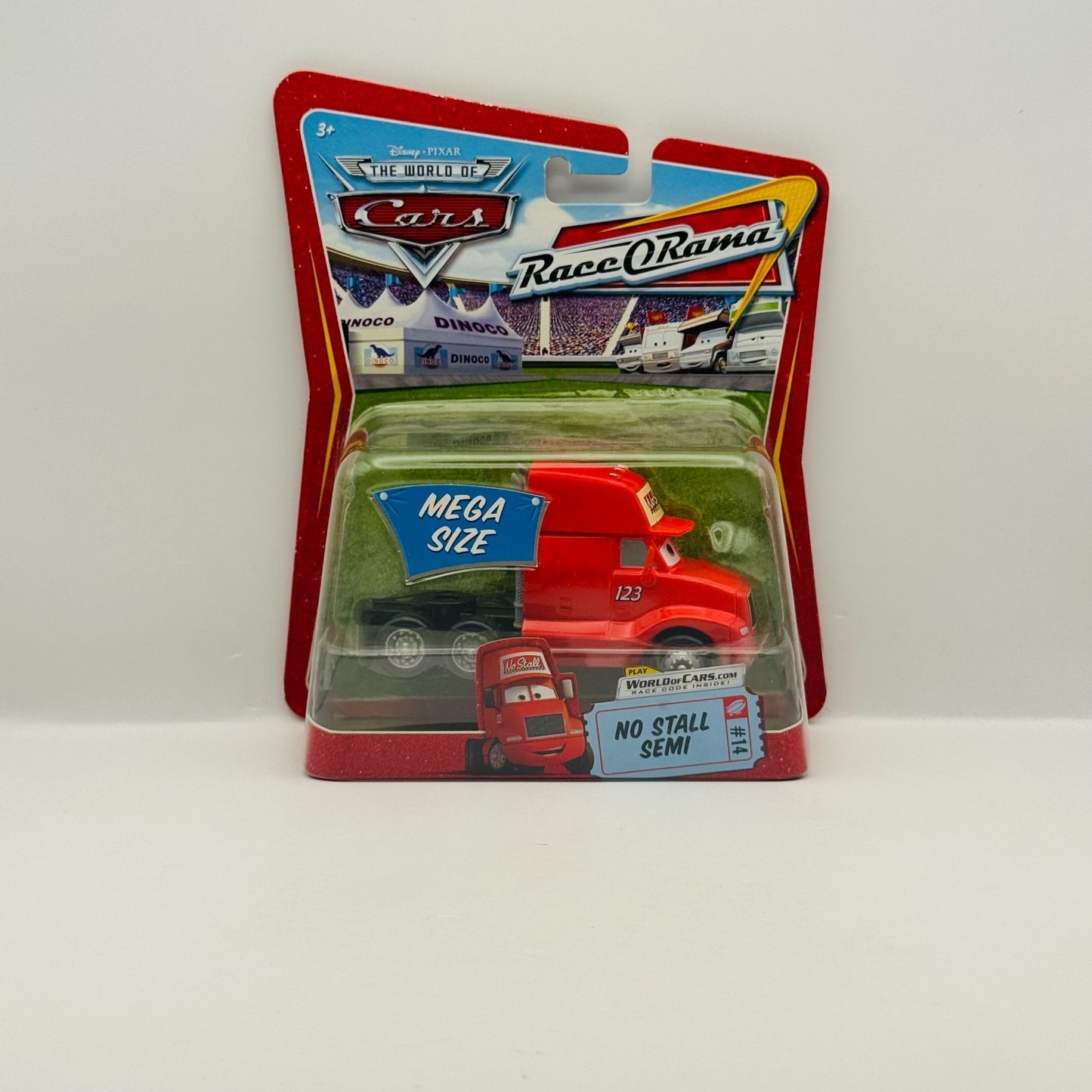 Disney Pixar Cars - NO STALL SEMI CAB HAULER Mega Size Deluxe 2009 -1:55 Diecast