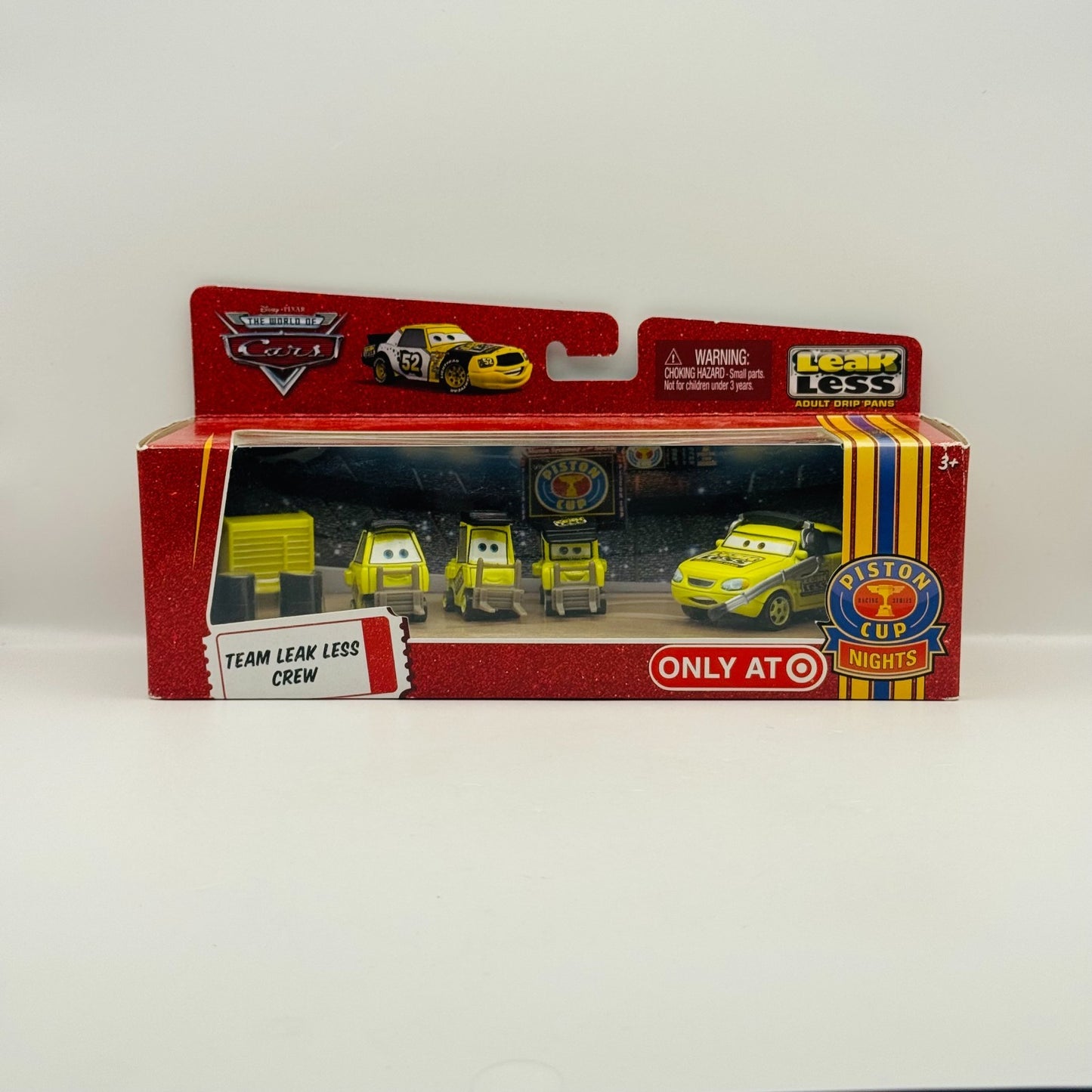 Disney Pixar Cars - LEAK LESS TEAM CREW CHIEF & PITTYS PIT CREW SET 1:55 Diecast