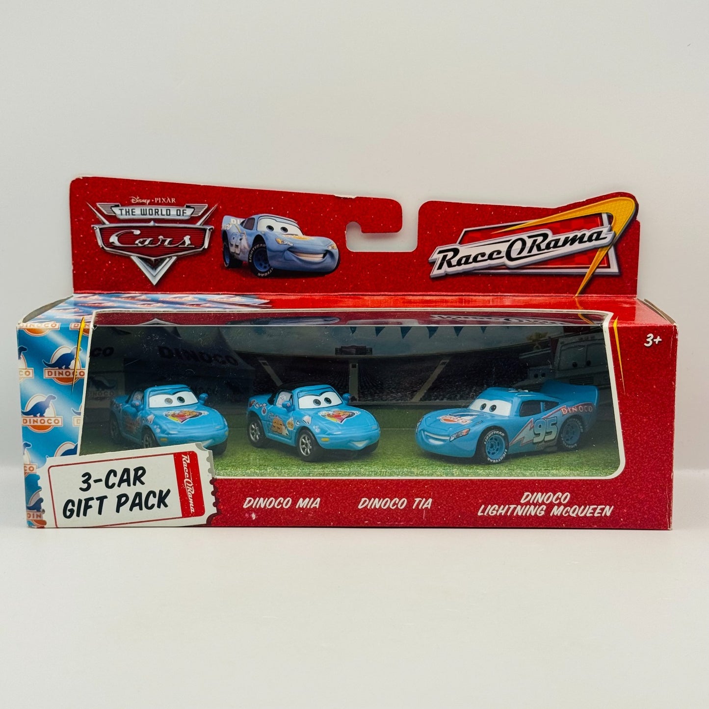Disney Pixar Cars - DINOCO MCQUEEN DINOCO MIA & TIA 3-Pack 2009 - 1:55 Diecast