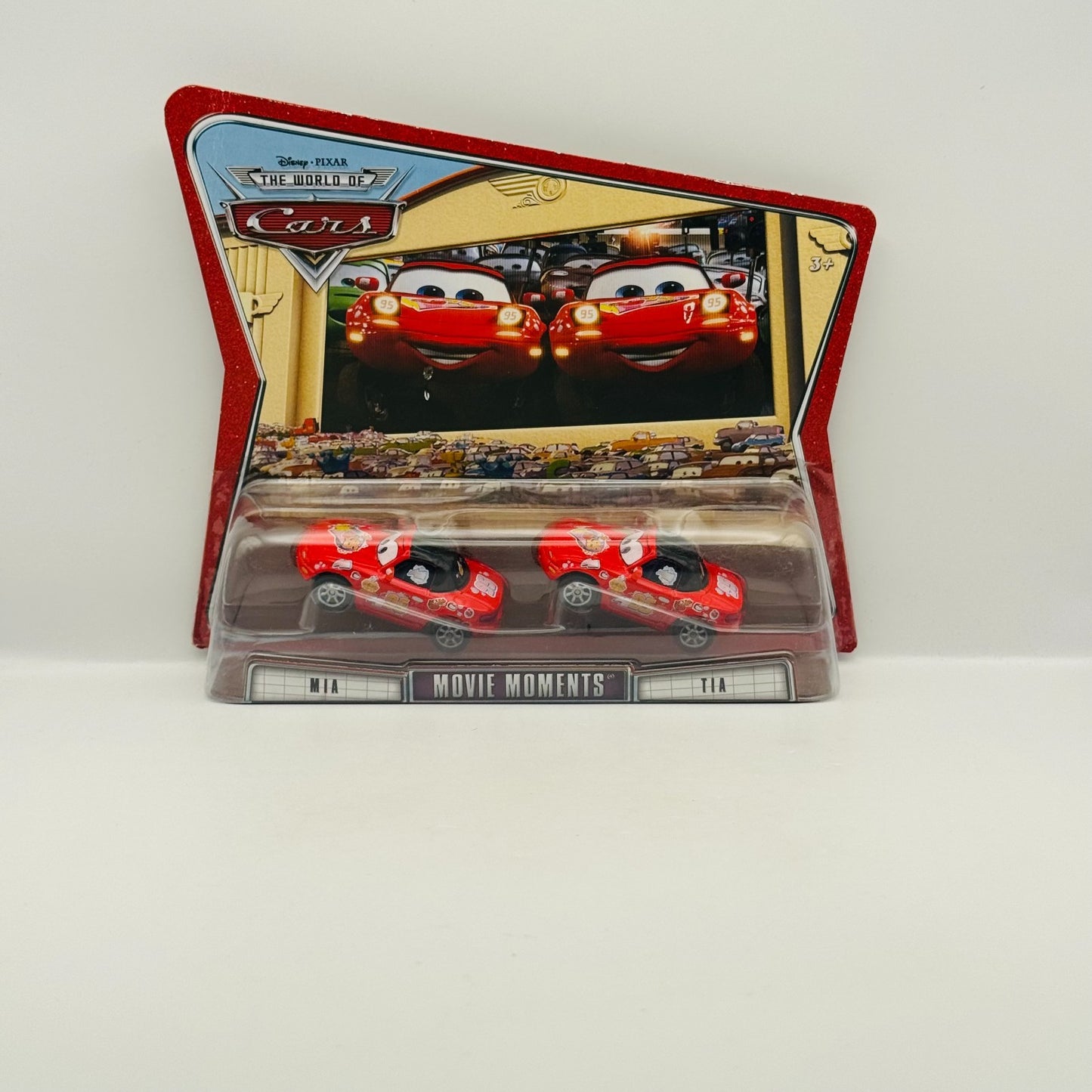 Disney Pixar Cars - RED MIA & TIA World Of Cars 2008 - 1:55 Diecast