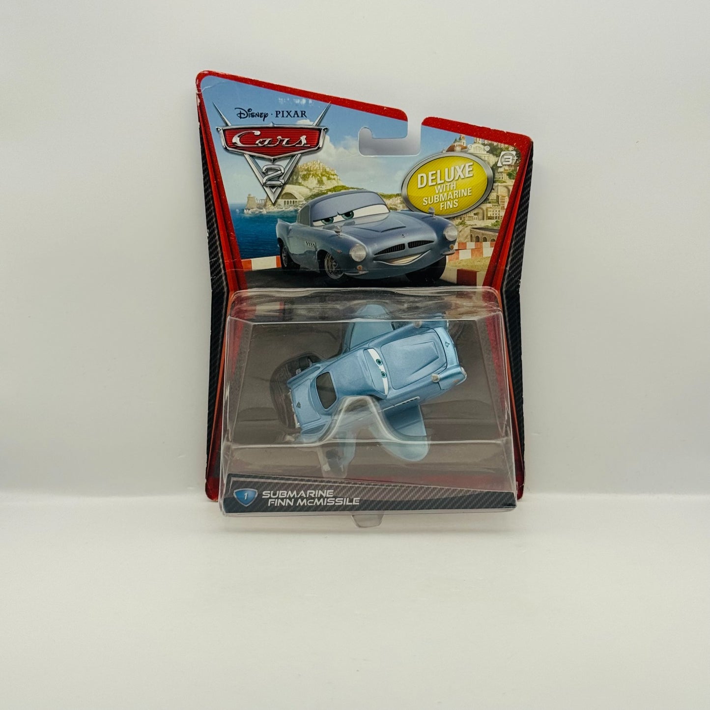 Disney Pixar Cars - SUBMARINE FINN MCMISSILE Deluxe 2011 - 1:55 Diecast