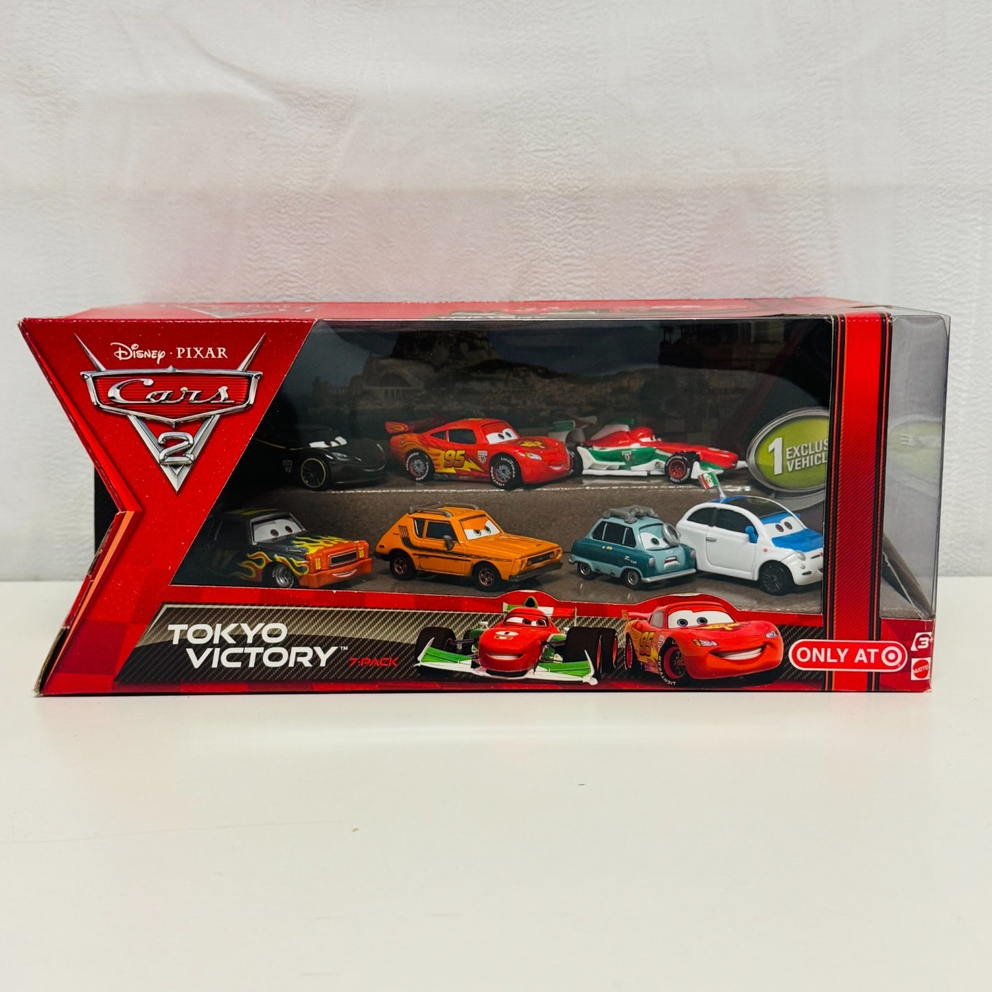 Disney Pixar Cars - TOKYO VICTORY 7-PACK GREM PROFESSOR Z FRANK - 1:55 Diecast