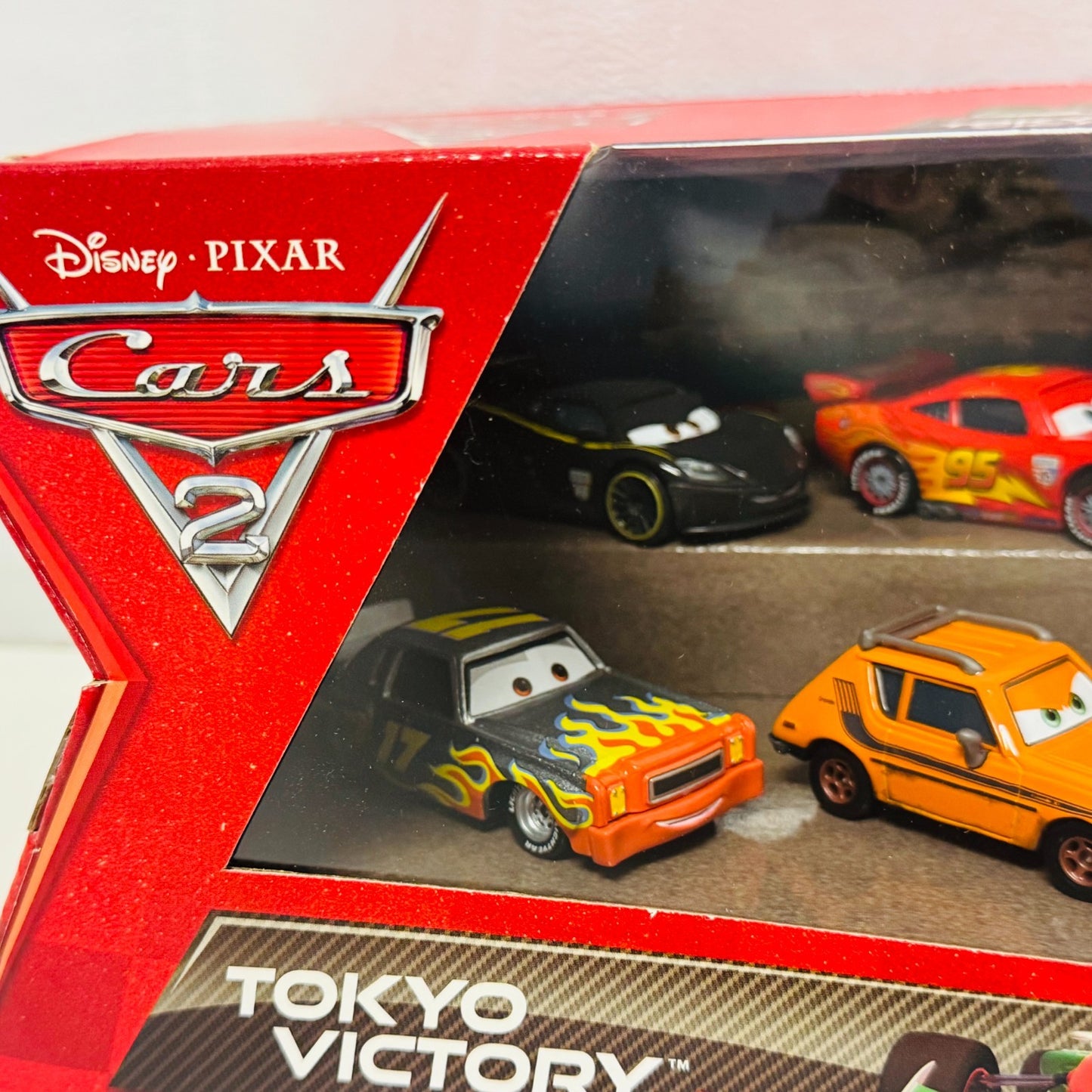 Disney Pixar Cars - TOKYO VICTORY 7-PACK GREM PROFESSOR Z FRANK - 1:55 Diecast