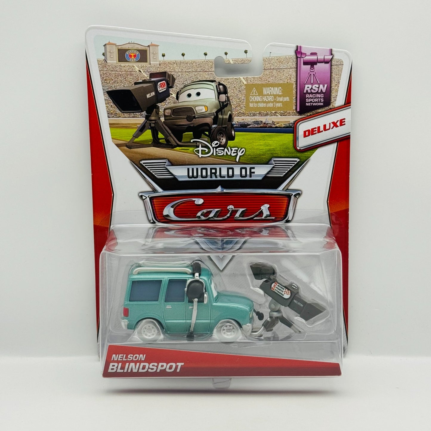 Disney Pixar Cars - NELSON BLINDSPOT Cameraman Deluxe RSN 2014 - 1:55 Diecast