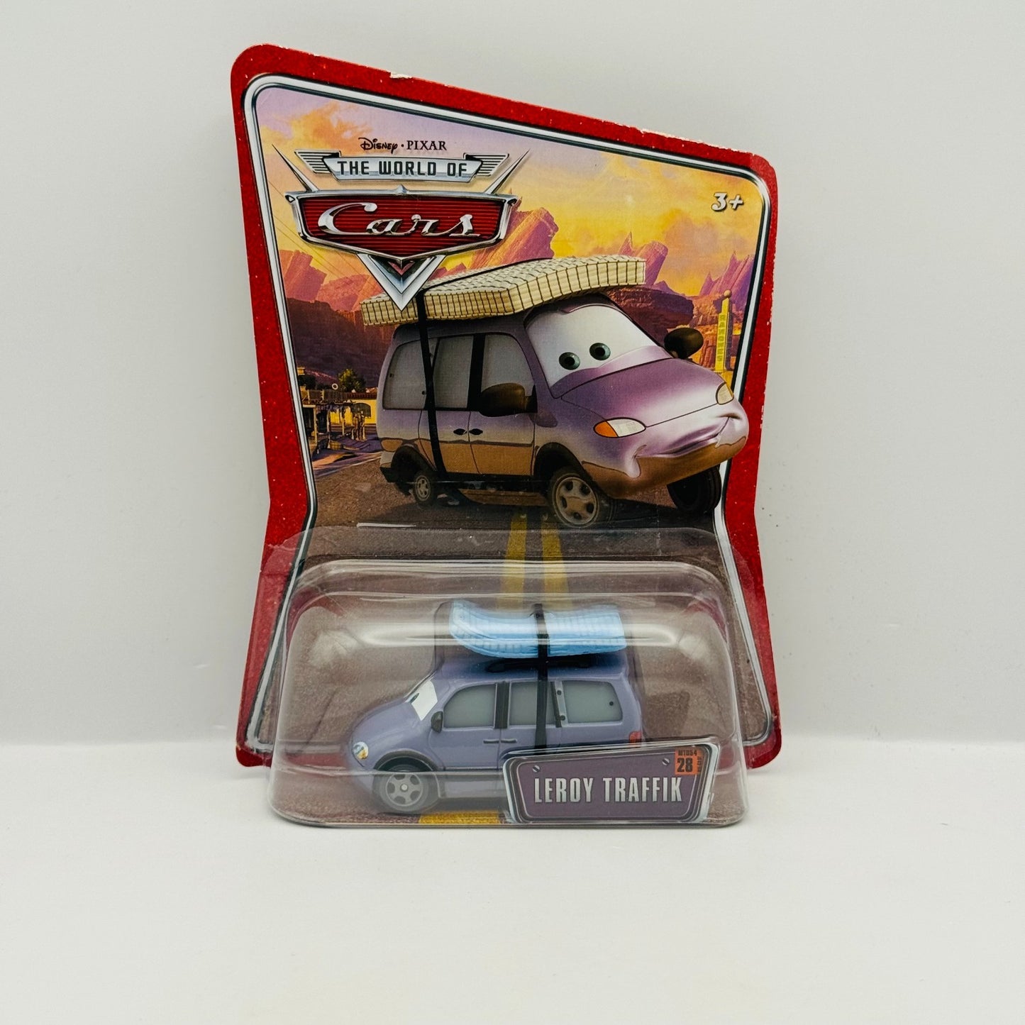 Disney Pixar Cars - LEROY TRAFFIK MATTRESS World Of Cars 2008 - 1:55 Diecast
