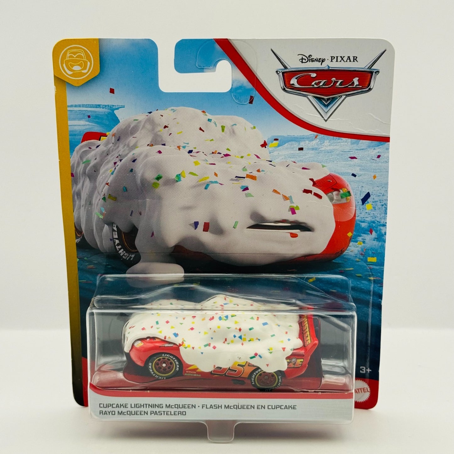 Disney Pixar Cars - CUPCAKE LIGHTNING MCQUEEN 2020 - 1:55 Diecast