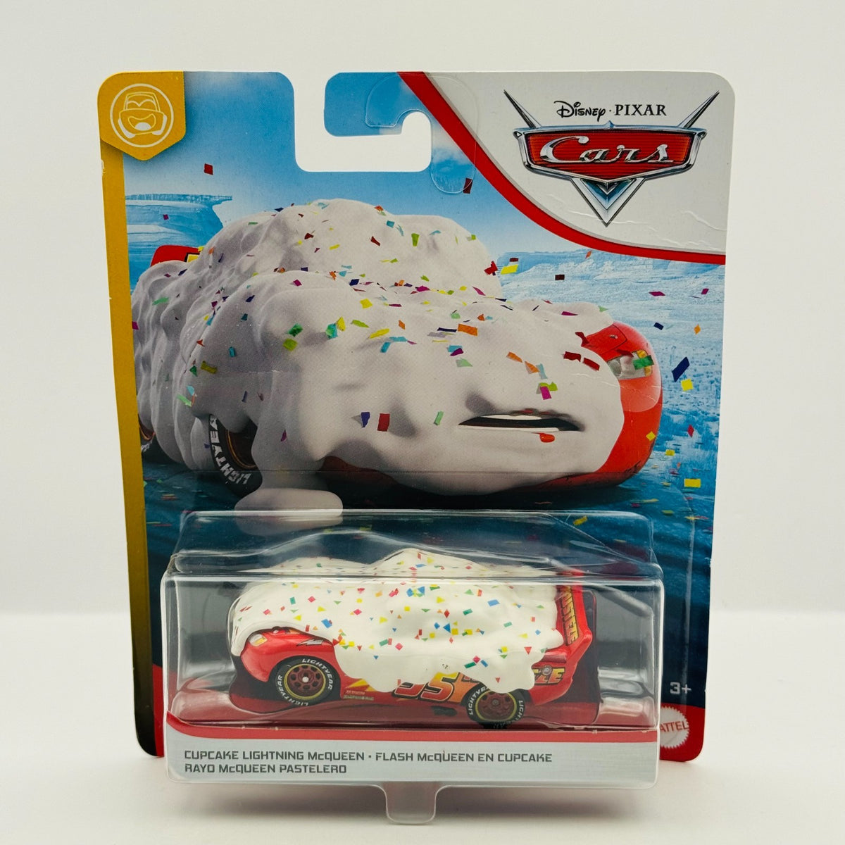 Disney Pixar Cars - CUPCAKE LIGHTNING MCQUEEN 2020 - 1:55 Diecast