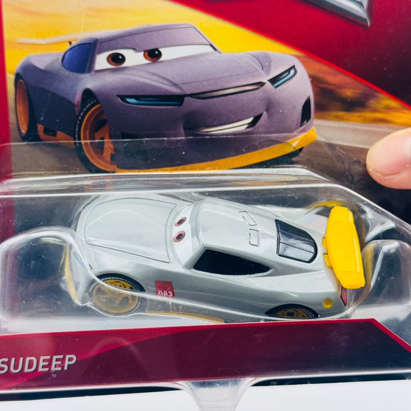 Disney Pixar Cars - SUDEEP Yellow Trainee #83 2018 - 1:55 Diecast
