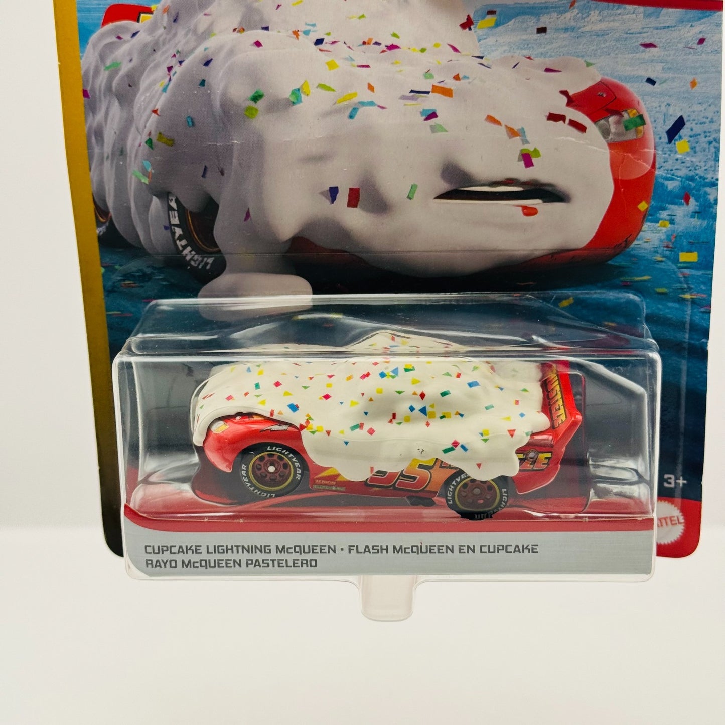 Disney Pixar Cars - CUPCAKE LIGHTNING MCQUEEN 2020 - 1:55 Diecast