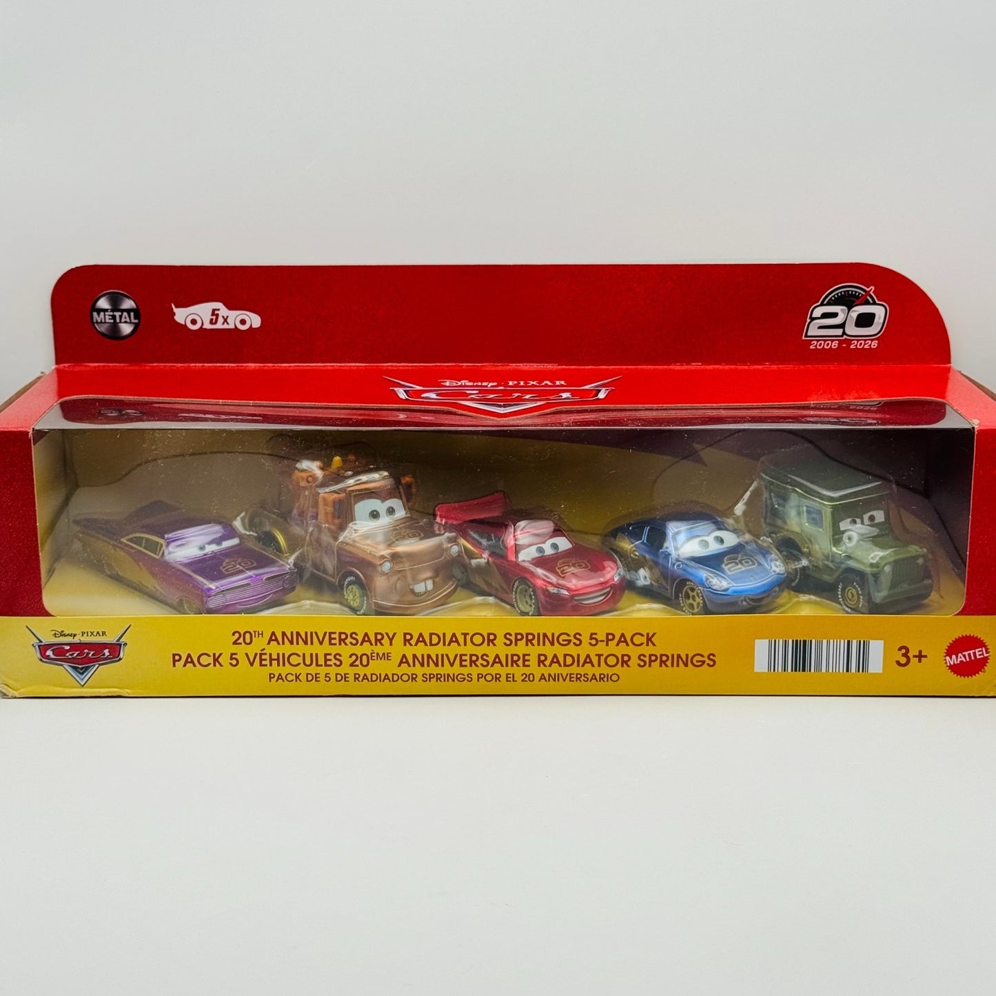 Disney Pixar Cars 20TH ANNIVERSARY RADIATOR SPRINGS 5-PACK SARGE - 1:55 Diecast