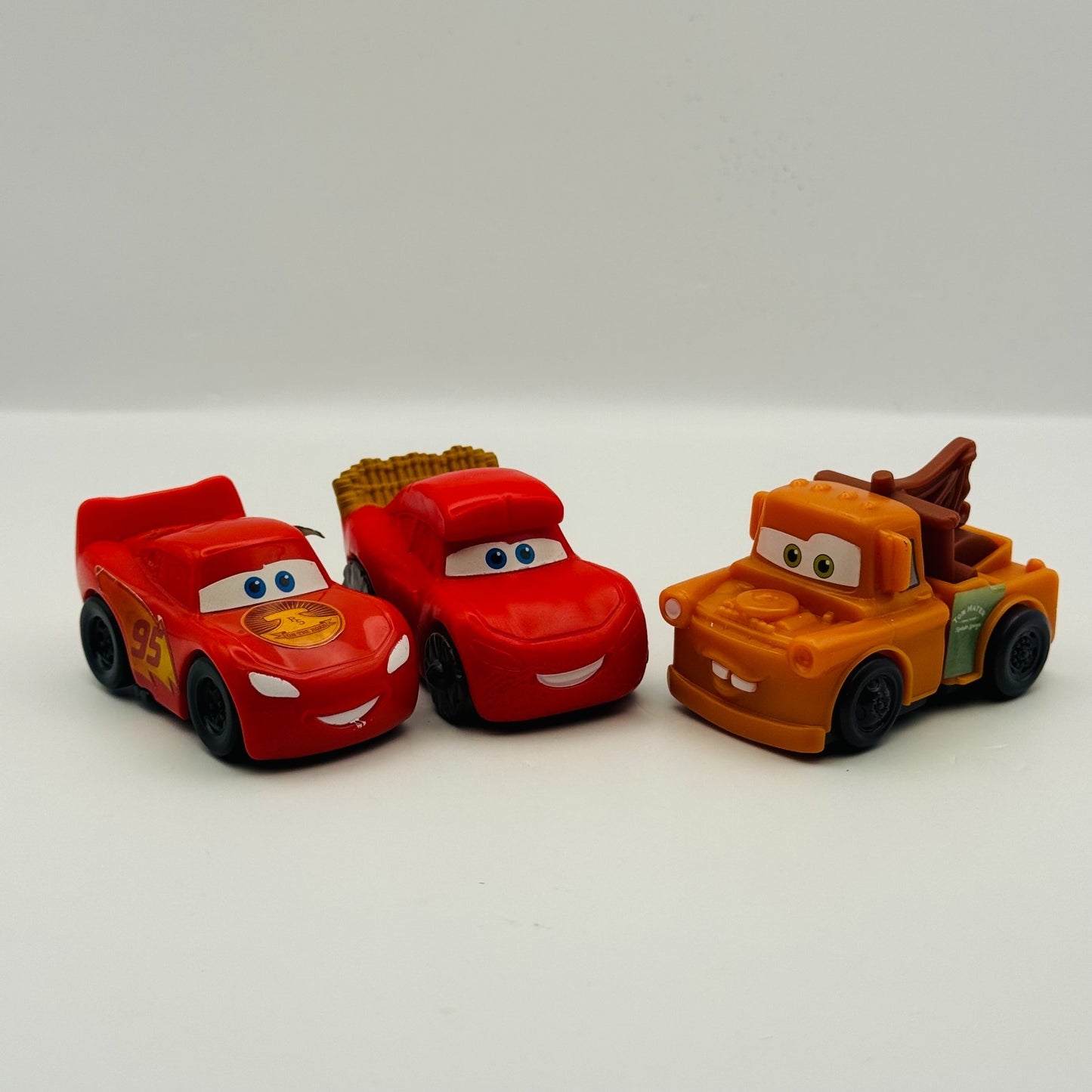 Disney Pixar Cars - McDonalds Happy Meal Toys -CARS ON THE ROAD MCQUEEN & MATER