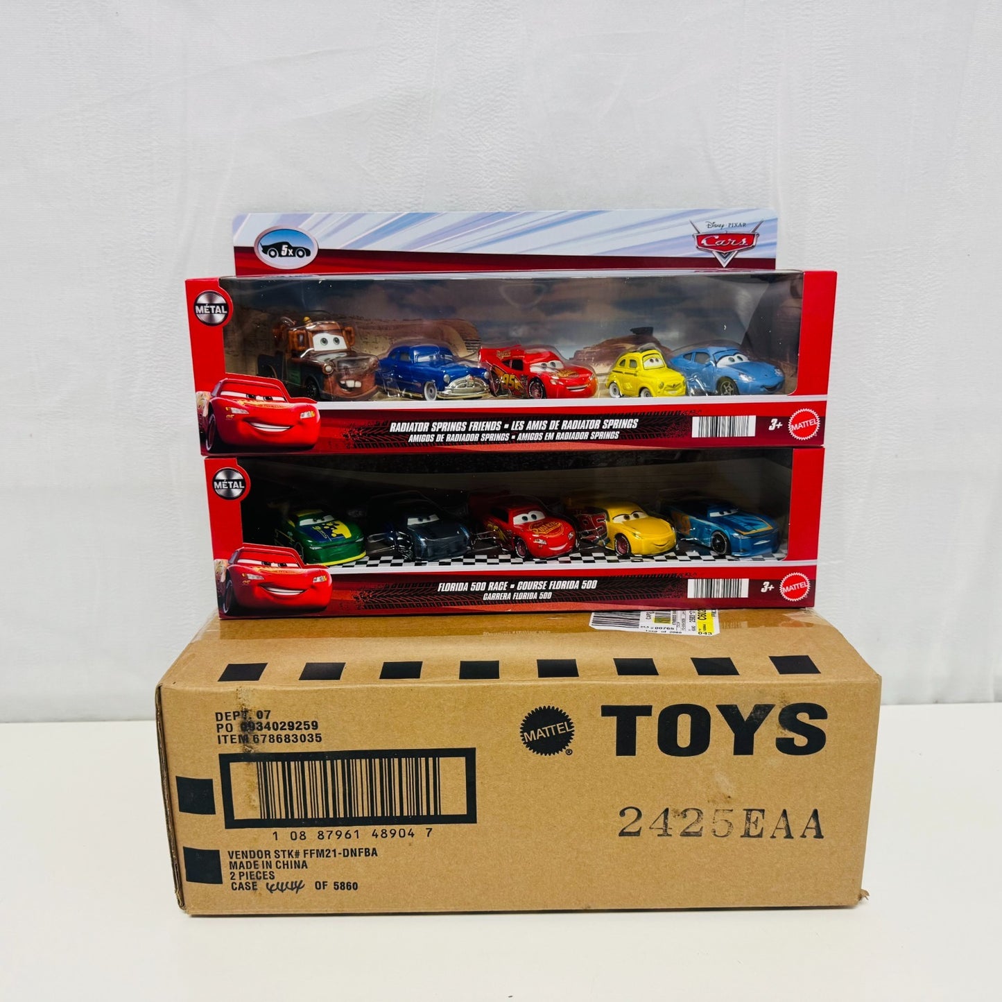 Disney Pixar Cars - 2026 5-PACK CASE FLORIDA 500 RACE MICHAEL ROTOR 1:55 Diecast