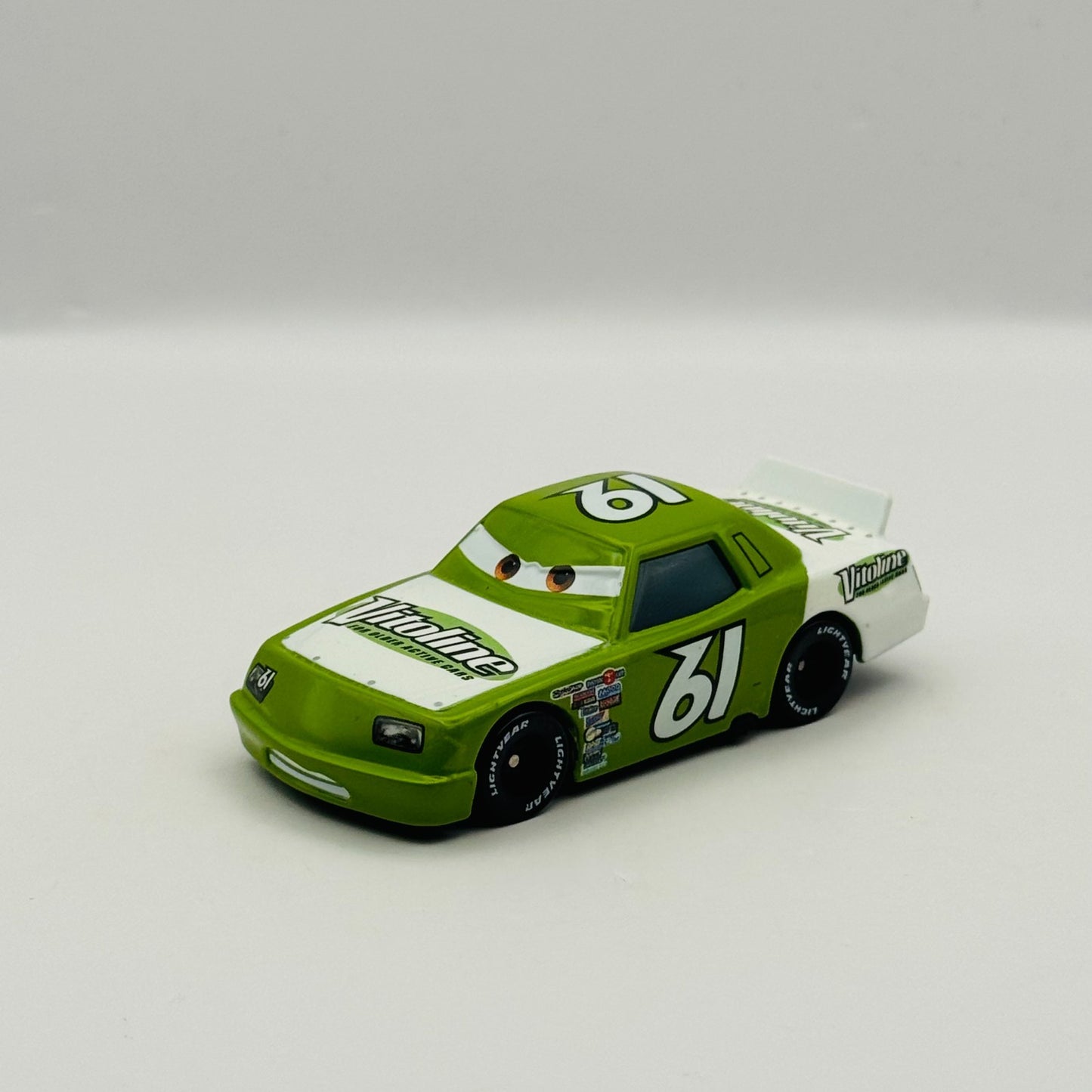 Disney Pixar Cars - JAMES CLEANAIR VITOLINE Piston Cup 1:55 Diecast