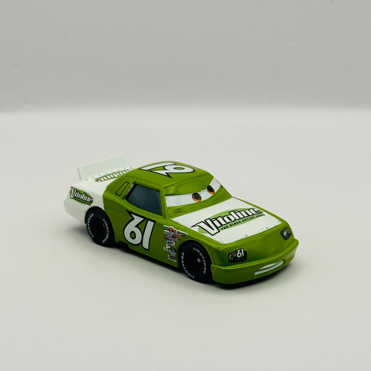 Disney Pixar Cars - JAMES CLEANAIR VITOLINE Piston Cup 1:55 Diecast