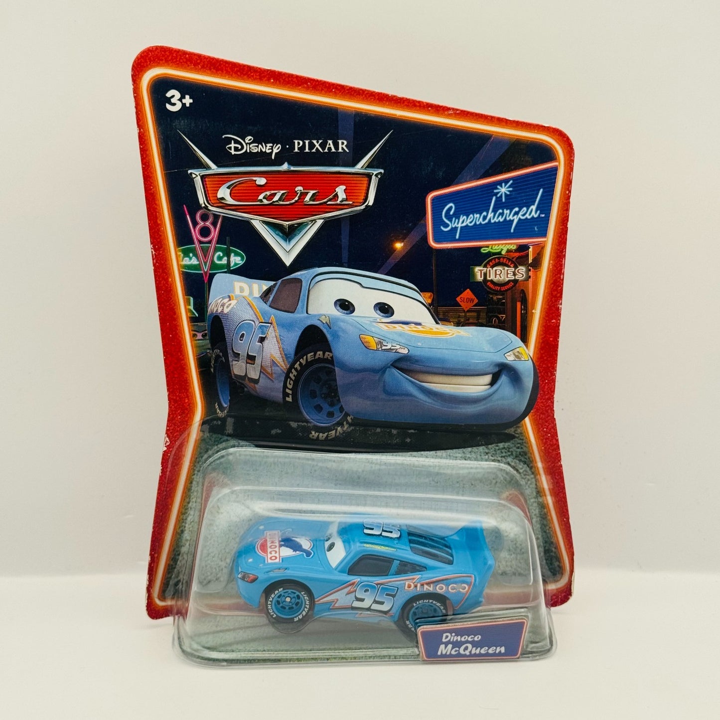 Disney Pixar Cars - DINOCO MCQUEEN Supercharged 2007 - 1:55 Diecast
