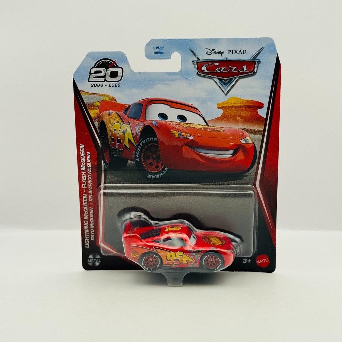 Disney Pixar Cars - CARS 1 RUSTEZE LIGHTNING MCQUEEN 20TH 2026 - 1:55 Diecast