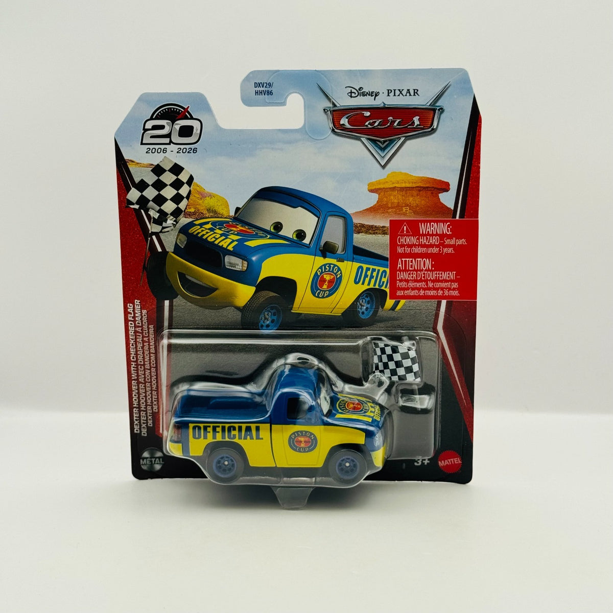 Disney Pixar Cars - DEXTER HOOVER CHECKERED FLAG UPDATED 20TH 2026 -1:55 Diecast