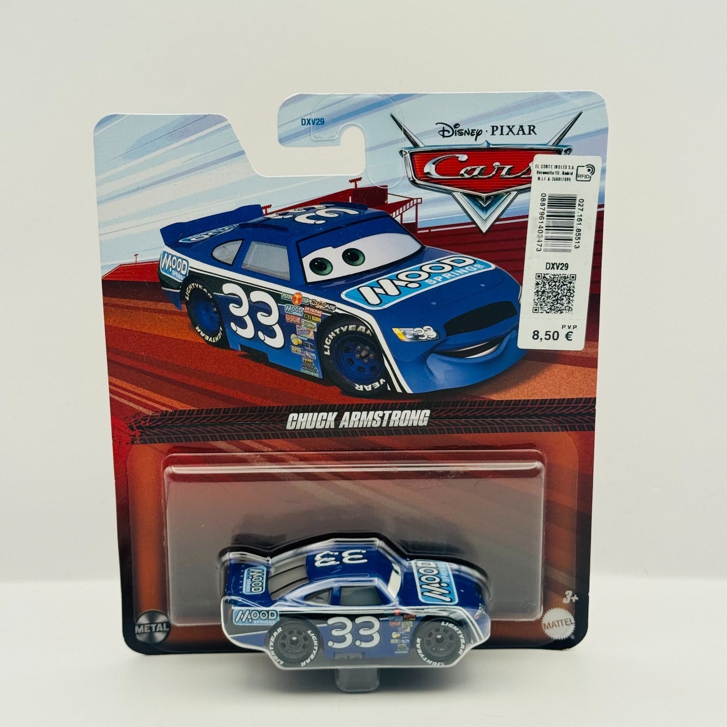 Disney Pixar Cars - MOOD SPRINGS CHUCK ARMSTRONG Piston Cup 2025 - 1:55 Diecast