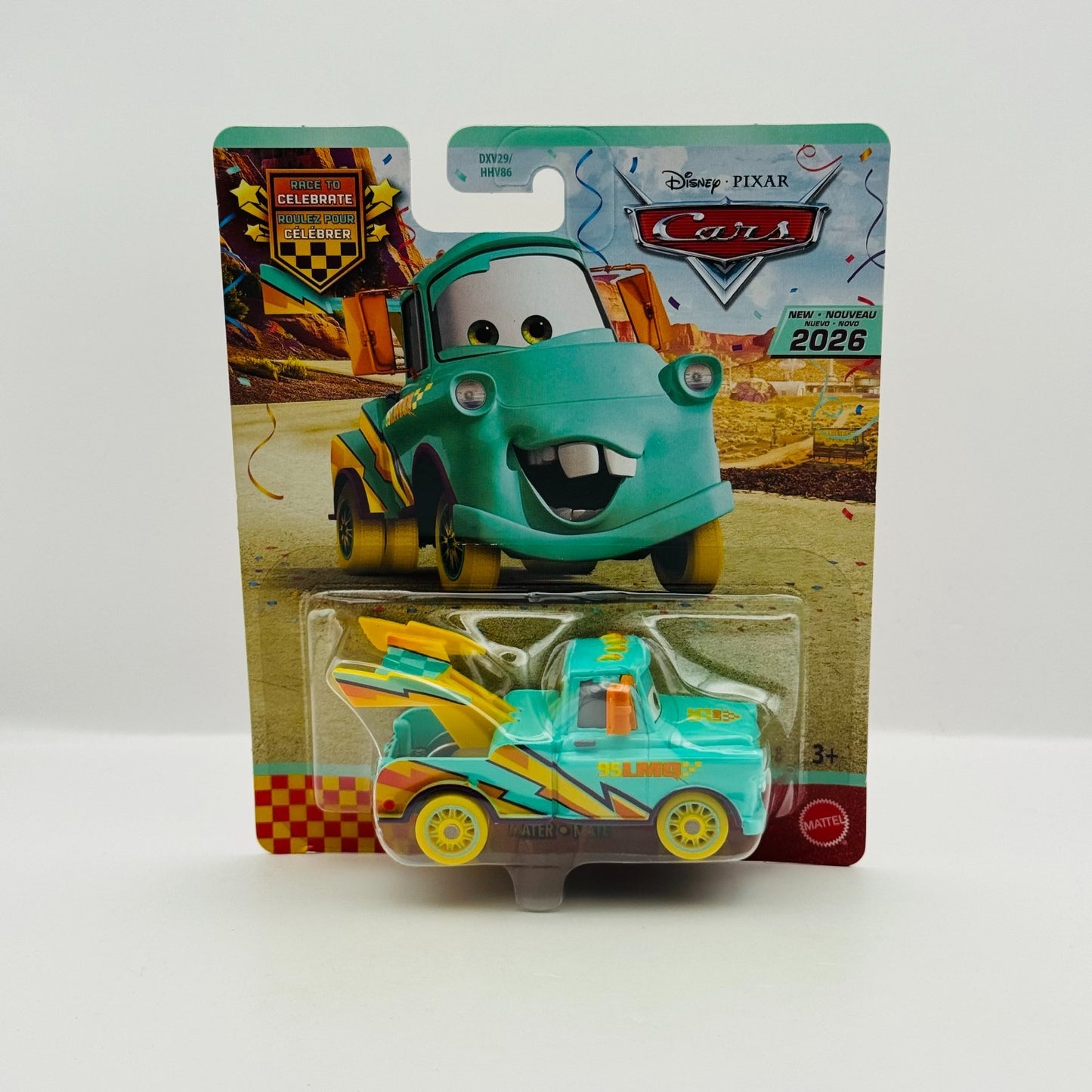 Disney Pixar Cars - RACE TO CELEBRATE MATER 20TH 2026 - 1:55 Diecast
