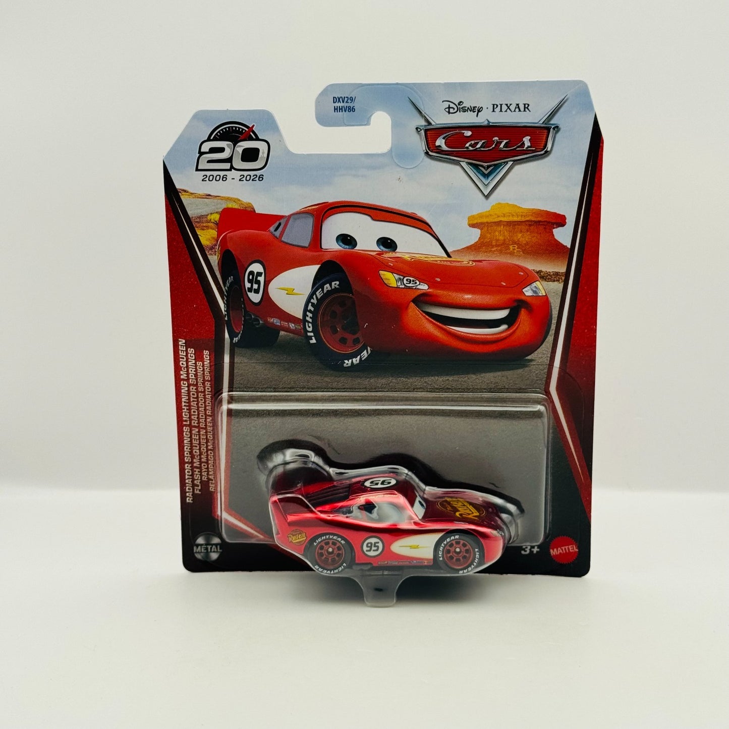 Disney Pixar Cars - RADIATOR SPRINGS LIGHTNING MCQUEEN 20TH 2026 - 1:55 Diecast