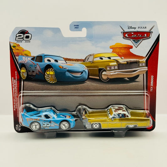 Disney Pixar Cars - TEX DINOCO & BLING BLING LIGHTNING MCQUEEN 2026 1:55 Diecast