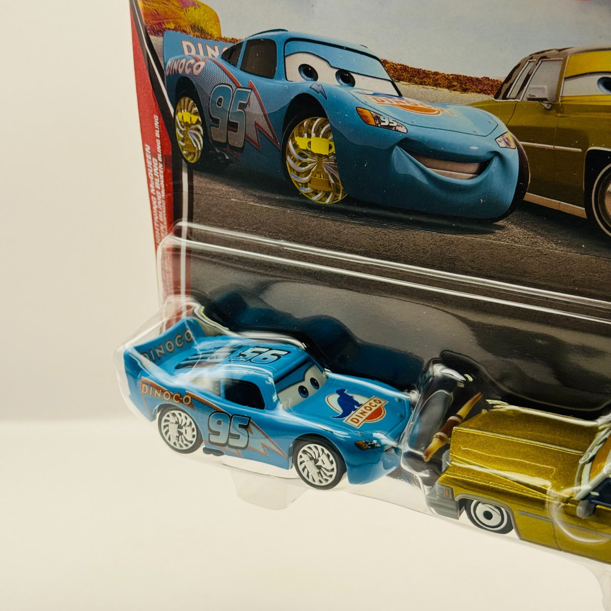 Disney Pixar Cars - TEX DINOCO & BLING BLING LIGHTNING MCQUEEN 2026 1:55 Diecast