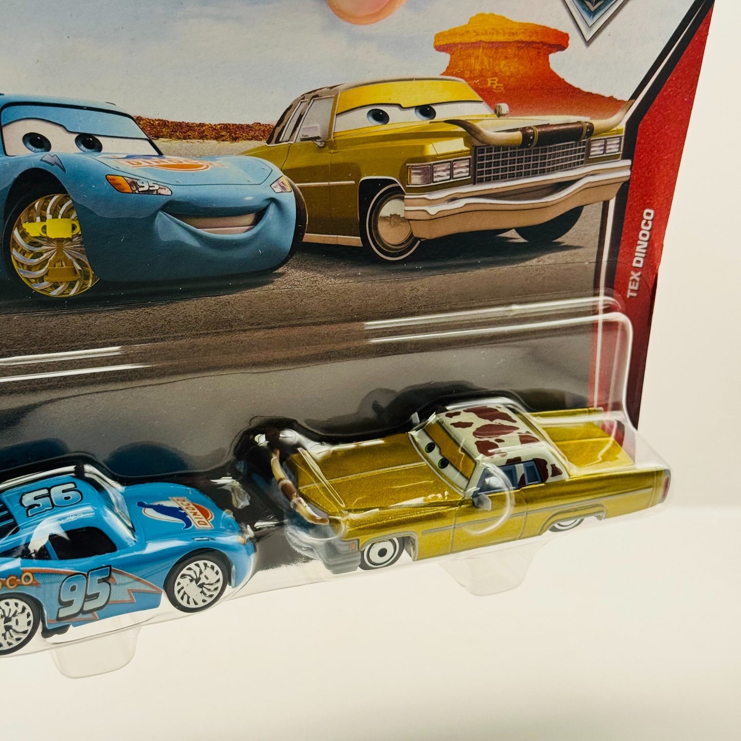 Disney Pixar Cars - TEX DINOCO & BLING BLING LIGHTNING MCQUEEN 2026 1:55 Diecast
