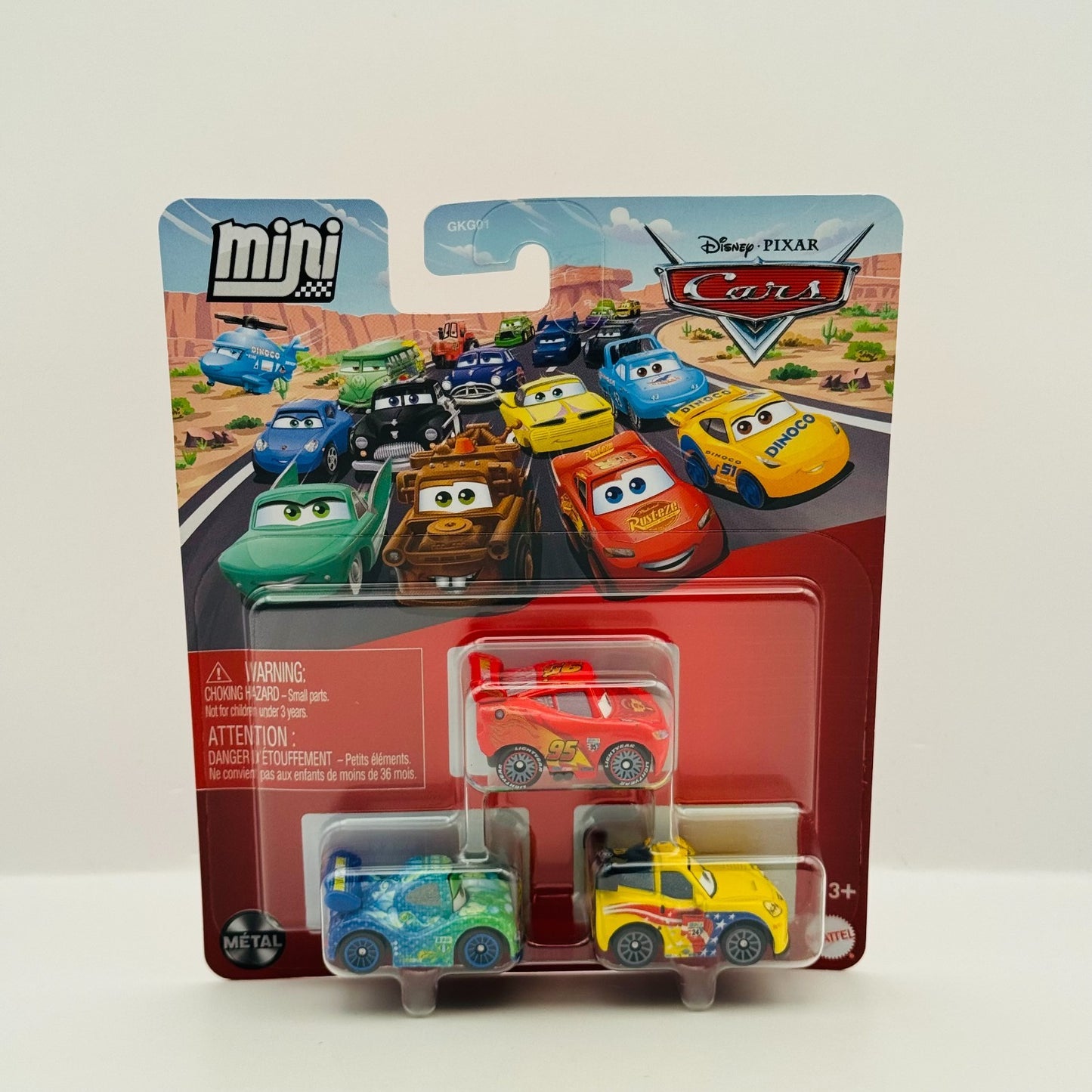 Disney Pixar Cars - Mini Racers CASE J 6-PK RACE TO CELEBRATE 3-PKS 1:55 Diecast