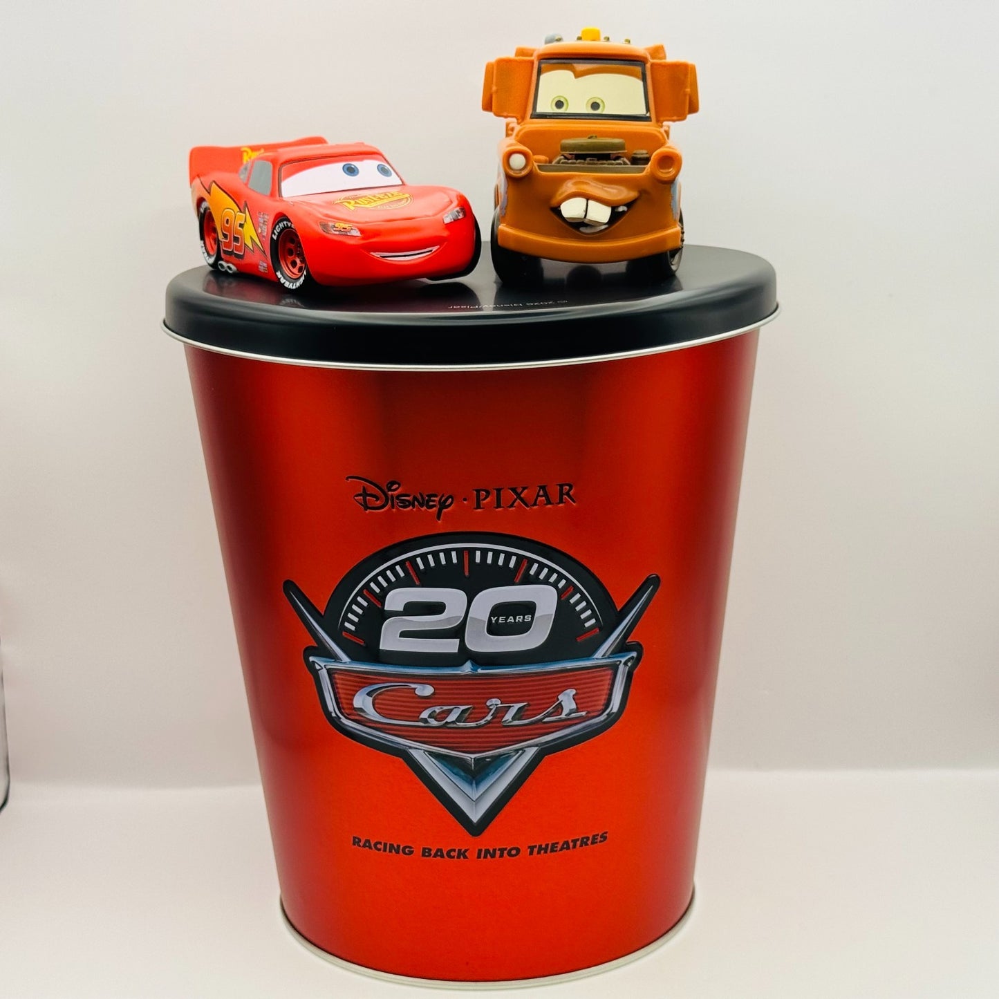 Disney Pixar Cars - MATER & MCQUEEN POPCORN BUCKET Exclusive - 20TH ANNIVERSARY