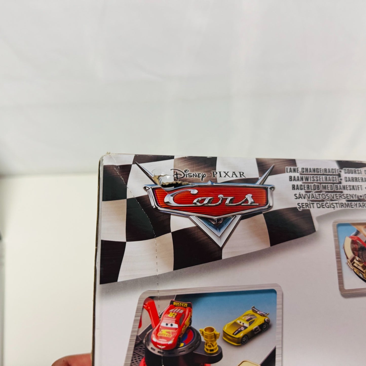 Disney Pixar Cars - NASCAR LANE CHANGE RACE PISTON CUP PLAYSET - 1:55 Scale