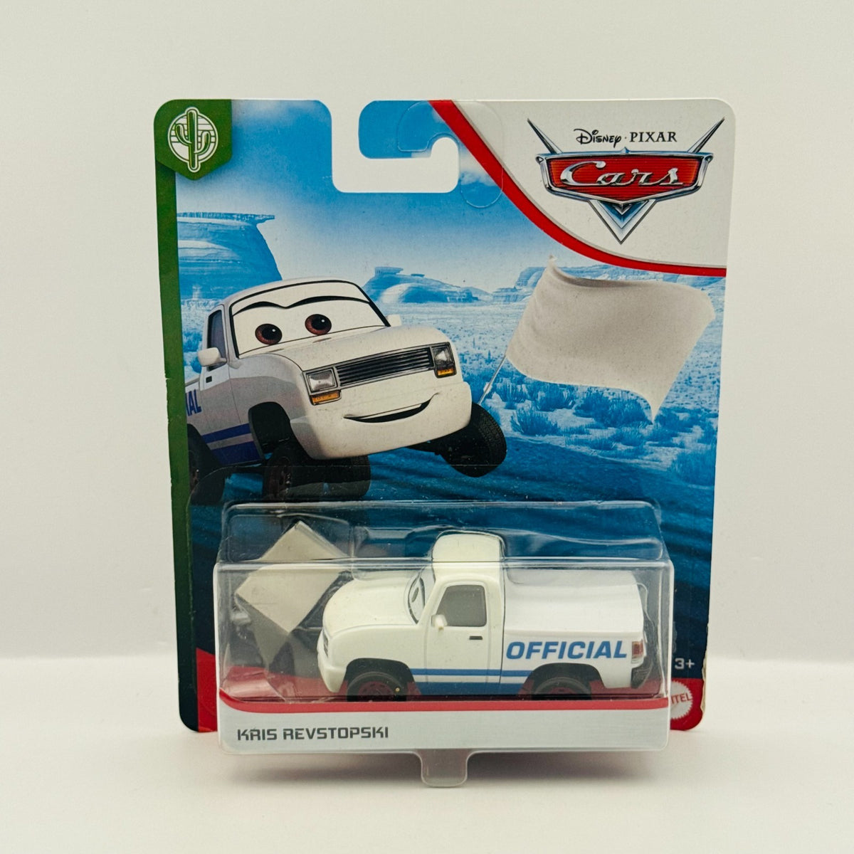Disney Pixar Cars - KRIS REVSTOPSKI White Flag Blue Desert 2020 - 1:55 Diecast
