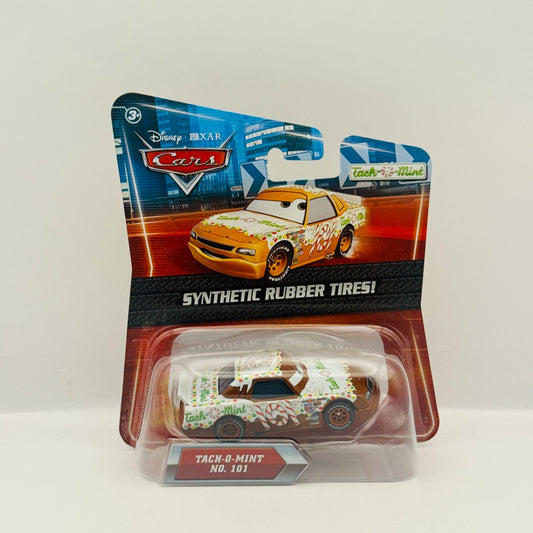 Disney Pixar Cars - TACH O MINT GREG CANDYMAN Rubber Tires Piston - 1:55 Diecas