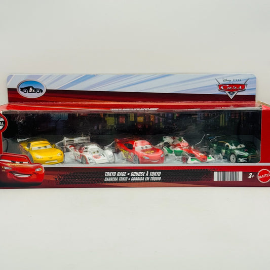 Disney Pixar Cars - TOKYO RACE 5-PK SHU NIGEL JEFF FRANCESCO Cars 2 1:55 Diecast
