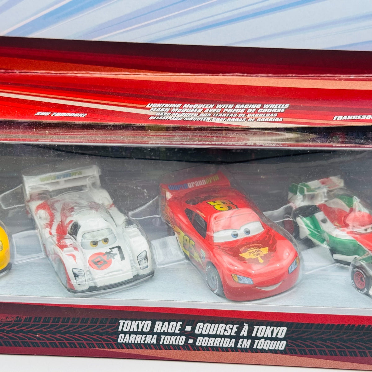 Disney Pixar Cars - TOKYO RACE 5-PK SHU NIGEL JEFF FRANCESCO Cars 2 1:55 Diecast