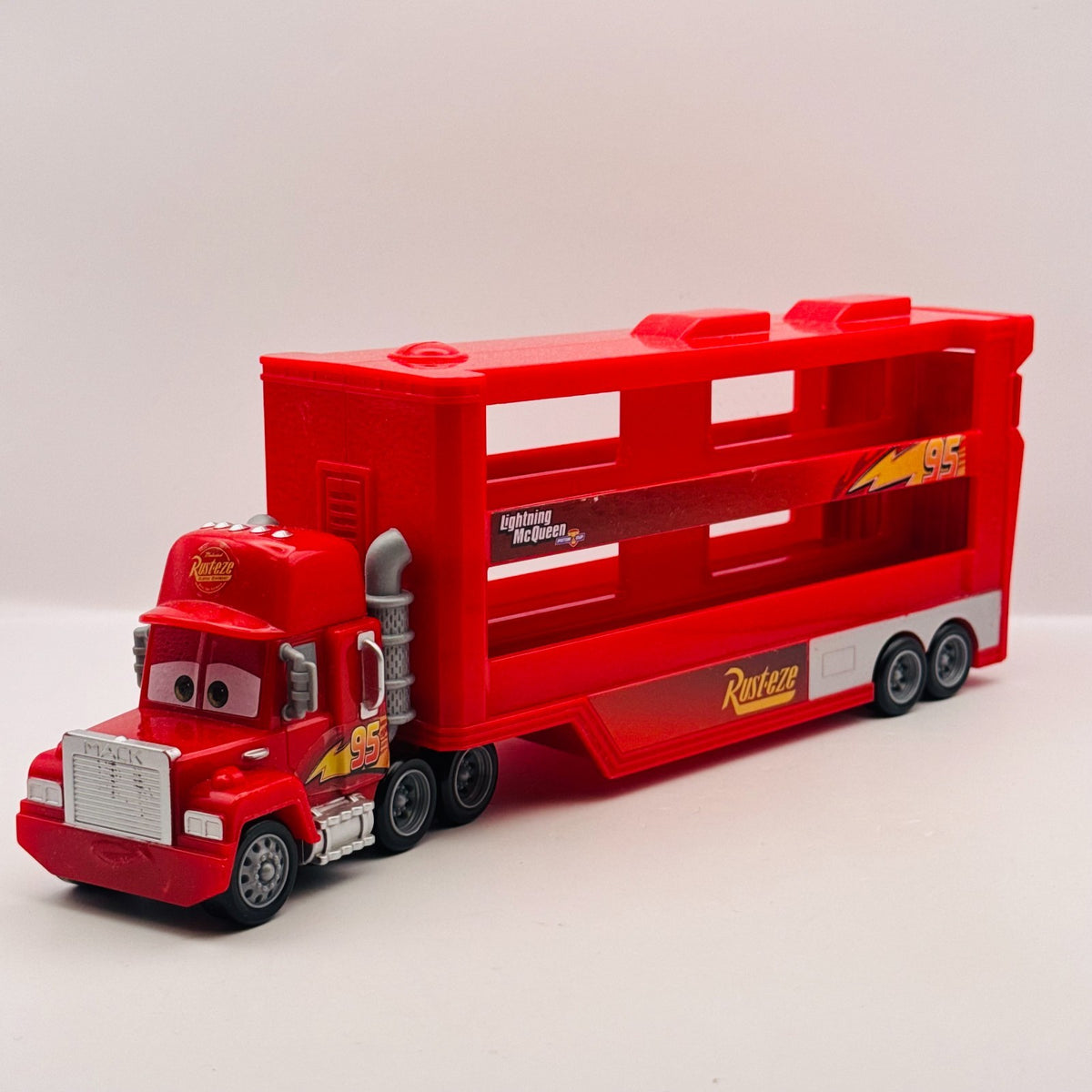 Disney Pixar Cars - Mini Racers MACK MINI RACERS HAULER SET - Diecast