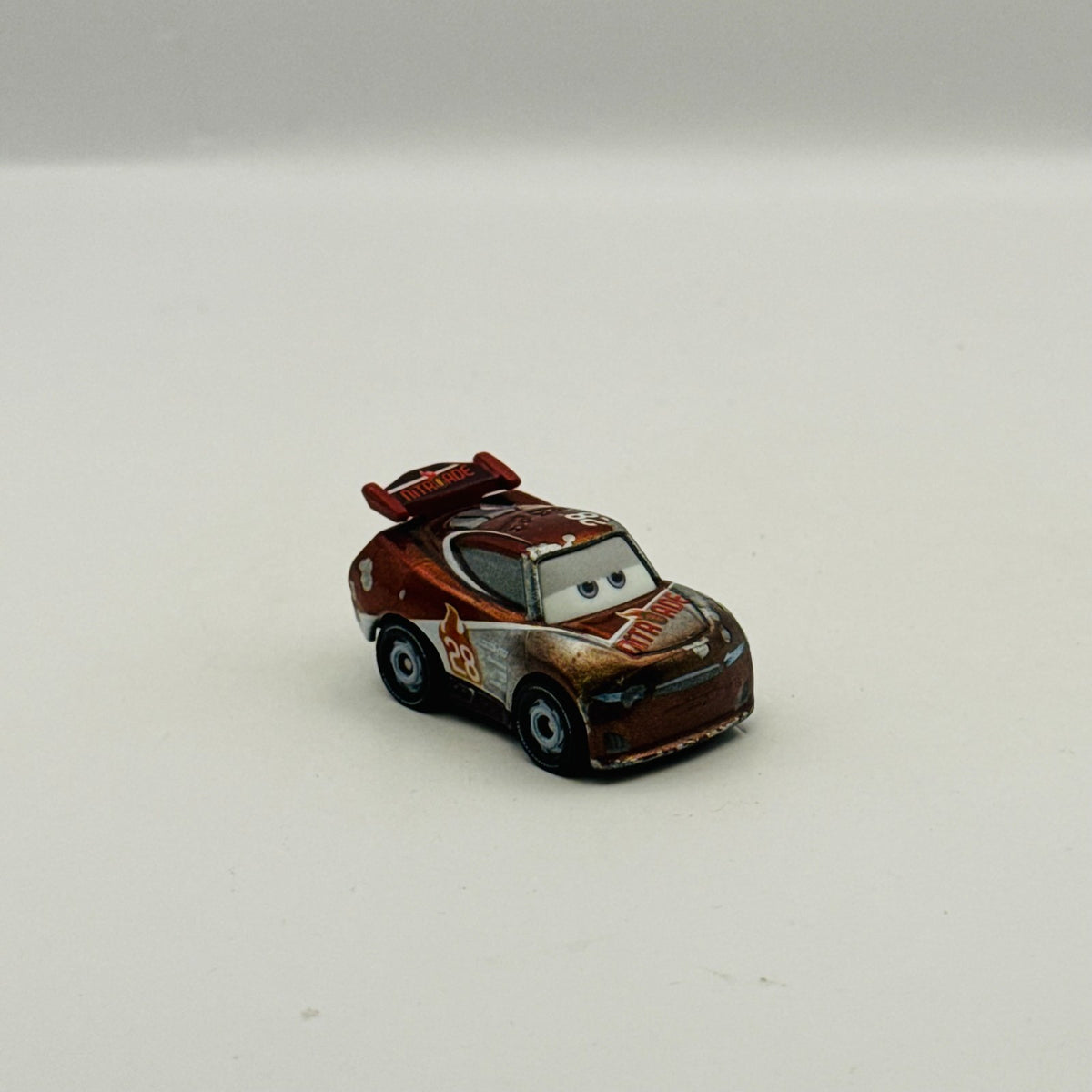 Disney Pixar Cars - Mini Racers METALLIC SILVER TIM TREADLESS NEXT GEN - Diecast