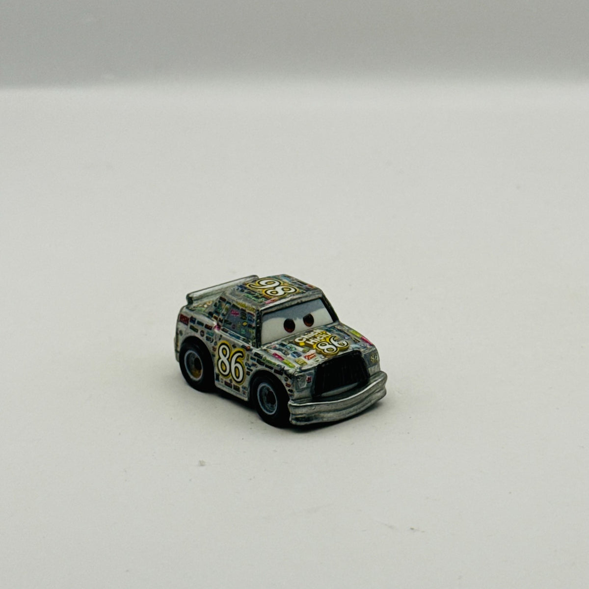 Disney Pixar Cars - Mini Racers METALLIC SILVER CHICK HICKS - Diecast
