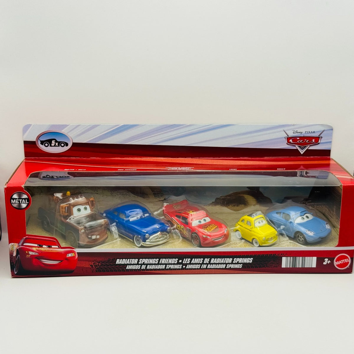 Disney Pixar Cars - RADIATOR SPRINGS FRIENDS 5-PK DOC HUDSON LUIGI- 1:55 Diecast
