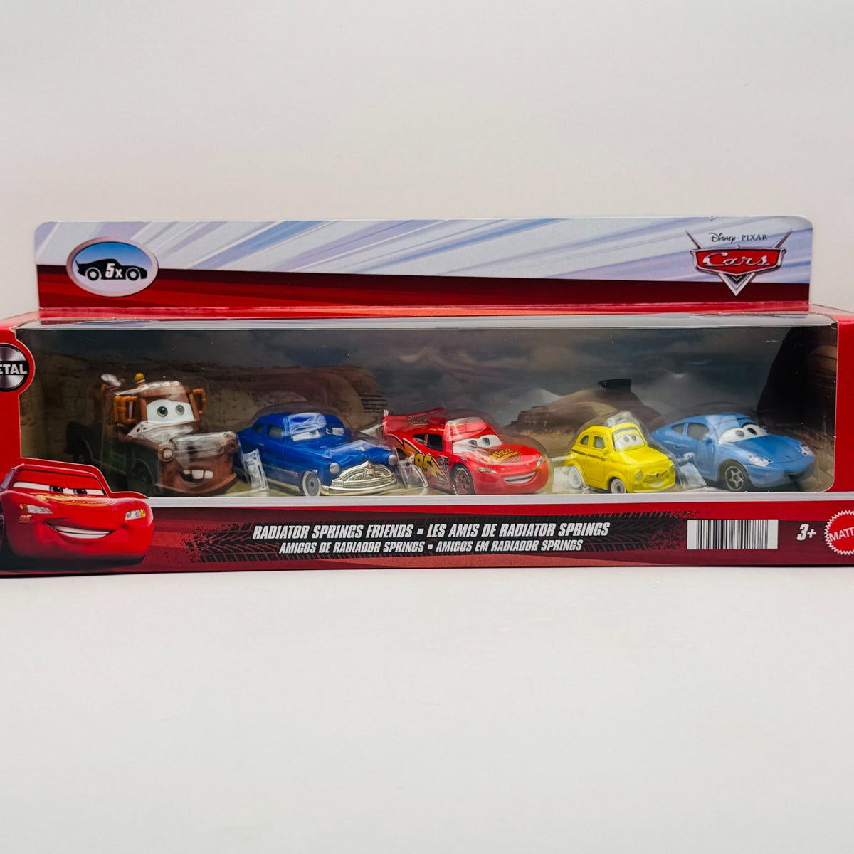 Disney Pixar Cars - RADIATOR SPRINGS FRIENDS 5-PK DOC HUDSON LUIGI- 1:55 Diecast