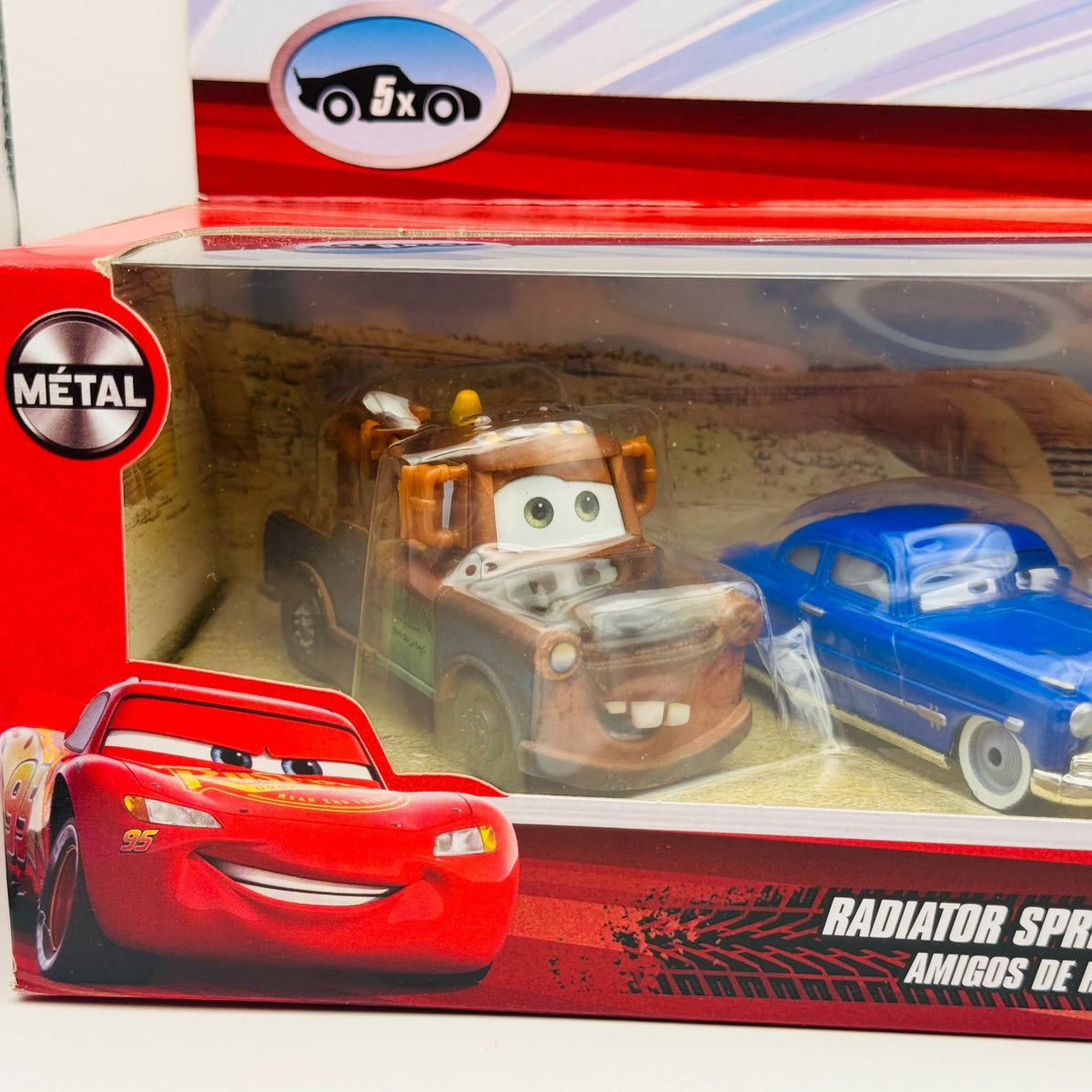 Disney Pixar Cars - RADIATOR SPRINGS FRIENDS 5-PK DOC HUDSON LUIGI- 1:55 Diecast