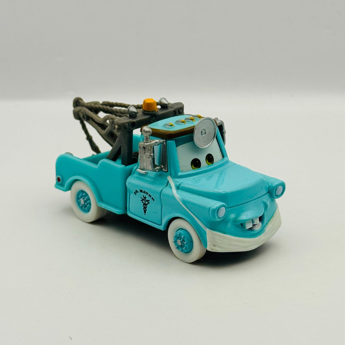 Disney Pixar Cars Toon - DR MATER W/ MASK DOWN Rescue Squad Mater - 1:55 Diecast