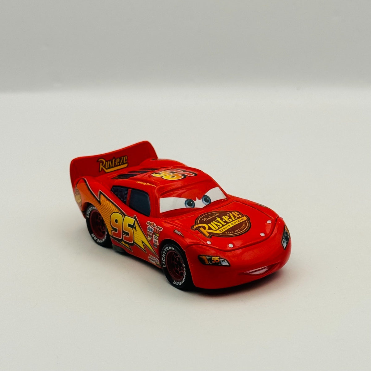 Disney Pixar Cars - DETERMINED LIGHTNING MCQUEEN Angry 2009 - 1:55 Diecast