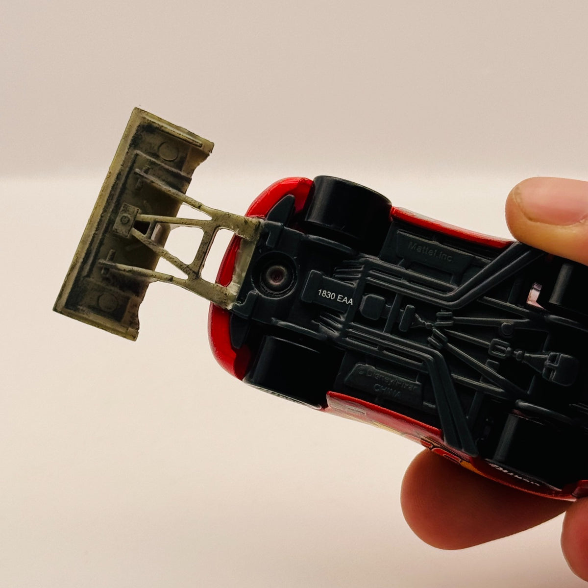 Disney Pixar Cars - LENTICULAR MCQUEEN WITH SHOVEL Eyes *GLUED* - 1:55 Diecast