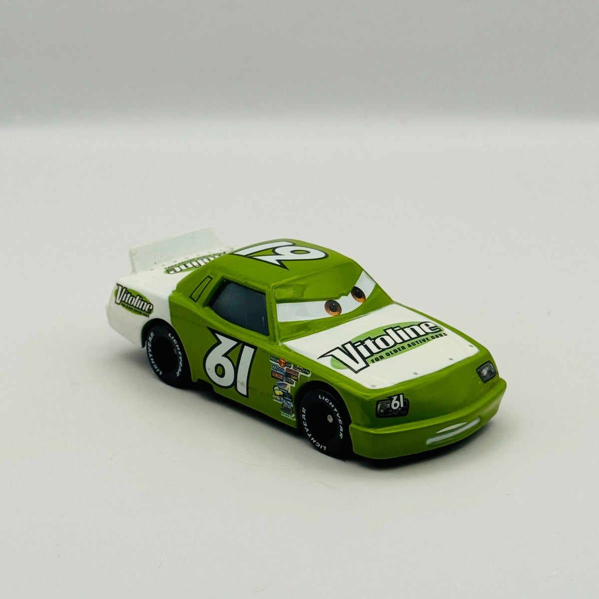Disney Pixar Cars - JAMES CLEANAIR VITOLINE Piston Cup 1:55 Diecast